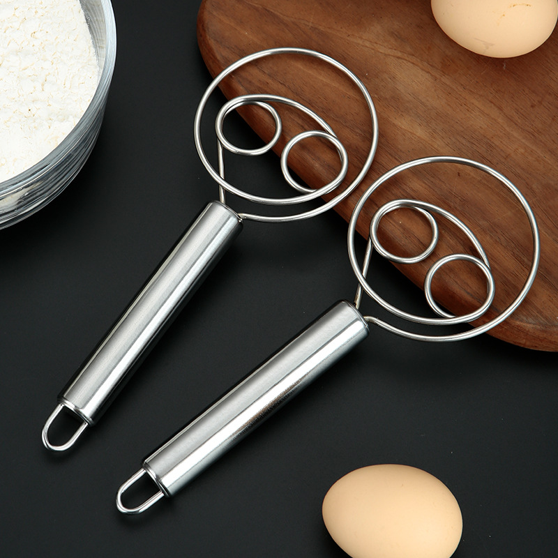 Danish Pancake Pan - Dänischer Teig, Schneebesen, niederländischer Stil, Edelstahl,